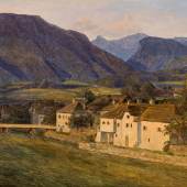 Ferdinand Georg Waldmüller Das rechte Ufer der Traun in Bad Ischl, 1834 Schätzpreis: 80.000 – 120.000 €