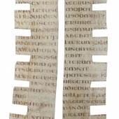 Biblia Latina-NT-Gospel of Matthew. Fragment sechstes Jahrhundert. 350.000,-