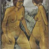 Katalog-Nr. 91  Herbert Martin Hübner (1902 - 1991) Nachlaß - Öl auf Leinwand, "Zwei weibliche Akte", 1932   • Kategorie: Gemälde   • Limit: 2.500,00 EUR