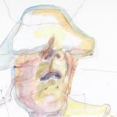 Maria Lassnig Gesichts-schichtenlinien, 1996 Albertina, Wien © 2017 Maria Lassnig Stiftung