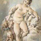 François Boucher Venus mit Amor und Tauben, 1750er Jahre Albertina, Wien