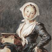Jean-Honoré Fragonard Das Mädchen mit dem Murmeltier, 1780er Jahre Albertina, Wien