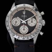 Rolex Cosmograph Daytona "Paul Newman", Armbanduhr, Edelstahl, Ankerwerk, Kal. 722-1 Ref. 6239 erzielter Preis € 87.500