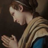 Pietro Antonio Conte Rotari. 1707 Verona - 1762 St. Petersburg. Zugeschr. Betendes Mädchen im Profil von links. Ausrufpreis:	4000 Euro