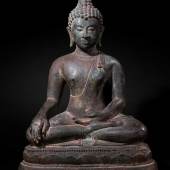 Buddha auf Lotosthron, Thailand, 16. Jh. , Ausrufpreis:	3500 Euro