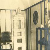 Schlafzimmer Josef Hoffmanns in seinem Geburtshaus nach der Umgestaltung 1907 © Gemeinde Brtnice