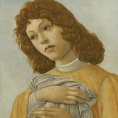 Alessandro di Mariano Filipepi, called Sandro Botticelli AN ANGEL, HEAD AND SHOULDERS Estimate  300,000 — 500,000  USD