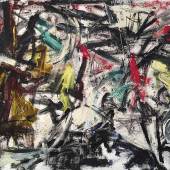 Emilio Vedova (1919-2006) Tensione, N 4 V, 1959, Öl auf Leinwand, 145,5 x 196 cm, erzielter Preis € 792.500
