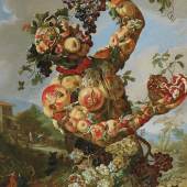 Giovanni Paolo Castelli, Lo Spadino (1659 - ca. 1730), Allegorie des Frühlings, des Sommers, des Herbstes und des Winters, Öl auf Leinwand, je 131 x 94 cm erzielter Preis (für 4) € 430.742