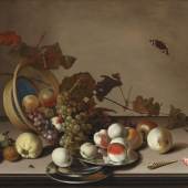 Balthasar van der Ast (1593/904 - 1657), Stillleben, Öl auf Holz, 64 x 102,3 cm, erzielter Preis € 369.000
