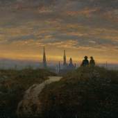     Carl Gustav Carus, Blick auf Dresden bei Sonnenuntergang, um 1822 © Kunstsammlungen Chemnitz