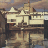 Charles Sheeler 1883-1965 River Rouge Plant, 1932
Öl auf Leinwand, 50.8 x 61.28 cm Whitney Museum of American Art, New York 