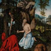 Lucas Cranach d. Ä., Hl. Hieronymus, um 1525 , 89,8 x 66,9 cm, Malerei auf Holz Tiroler Landesmuseum Ferdinandeum, Ältere Kunstgeschichtliche Sammlungen Copyright: TLM