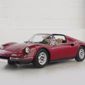 Lot Nr. 71 1973 Dino 246 GTS, seltenes euroäisches GTS Modell, in Deutschland aufwendig restauriert, von Ferrari Classiche zertifiziert, Matching numbers, erzielter Preis € 439.800