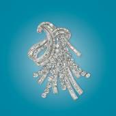 Boucheron-Diamantbrosche, zus. ca. 32 ct, Arbeit um 1950/60, signiert, Schätzwert € 40.000 – 70.000