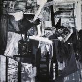 Emilio Vedova (1919–2006) De America No. 2, 1976 Acryl, Sand, Holzkohle und Papiercollage auf Leinwand, 207 x 203 cm Schätzwert € 170.000 – 250.000