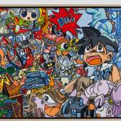 Manga picasso Nr. 1, 2011 acrylic on canvas, 98 x 130 cm