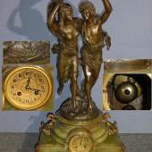  Los-Nr. 214 PRUNK - KAMINUHR Frankreich, um 1890 Aufrufpreis 2.200 € ca. 2.303 $