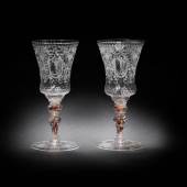  Los 20* A pair of Saxon engraved goblets, Dresden, circa 1725 €5,100 - 7,600