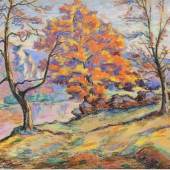 Armand Guillaumin, l.u.sig., Paris 1841 - 1927 Orly, "La Creuze à Crozant - Le grand chêne en automne", Aufrufpreis: 	9.000 €
