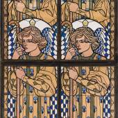  0009  Koloman Moser  Entwurf für das Engelsfenster in der Otto Wagner Kirche am Steinhof, 1905  Schätzpreis: € 250.000 - 500.000