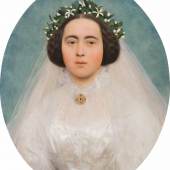  0013  Gustav Klimt  Marie Kerner von Marilaun als Braut, 1891-1892  Schätzpreis: € 150.000 - 250.000