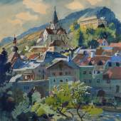 Oskar Laske "Ansicht Murau in der Steiermark"