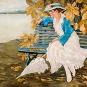 Edward Cucuel. 1875 San Francisco - 1954 Pasadena. Besuchte die Kunstakademie San Francisco sowie in Paris die Académie Julian und die Académie des Beaux Arts unter Gérôme. Ausrufpreis:	16000 Euro