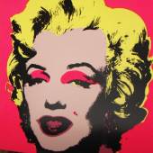 A.Warhol "Marylin" ,Farbseriegraphie, published by Sunday B.Morning, 91x91cm