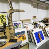 Werke der Verkaufsausstellung „Kunst für alle“ vom 10. – 20. Juni 2025  Foto © Hanne Engwald
