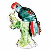 JUPITER ANTIQUES  Specialist dealer in fine 18th and 19th Century British and Continental porcelain. Image: Very rate Derby woodpecker, c1762.