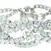 Kat.-Nr. 1104 Bedeutendes Diamant-Armband 750/-WG, Aldoa, 21.Jh., Schätzpreis 49.000,- EUR