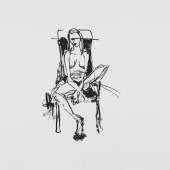 Tracey Emin Lonely Chair drawing, 2012 © The artist courtesy Lehmann Maupin Gallery Bildrecht, Wien 2015