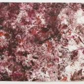 Hermann Nitsch  12 Werke auf Papier 70. Malaktion Ohne Titel 2014 Acryl auf Papier /acrylic on paper 63,5 x 83 cm Nit/P 140012