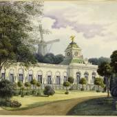 Heinrich Hintze, Potsdam, Neue Kammern in Sanssouci, um 1840 © SPSG