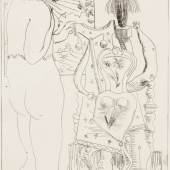 Lot-Nr: 306 Picasso, Pablo (1881-1973), Modèle et Sculpteur surréaliste, 4. Mai 1933 (aus La Suite Vollard), SP: € 1.500 - 2.000,--