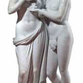 Neoklassizistische Skulptur der Cupido und Psyche. - Auktionshaus Michael Zeller