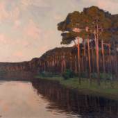 WALTER LEISTIKOW (1865 – 1908), Havelsee bei Berlin, Öl auf Leinwand, 73 x 93 cm