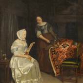 Jakob Ochtervelt (um 1635 – um 1709  Die Briefleserin | Öl auf Leinwand | 91,5 x 78,5cm Taxe: 20.000 – 25.000 €