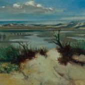 Lot 35, Josef Floch, Mediterrane Landschaft, Öl auf Leinwand, 27,8 x 35,7 cm Rufpreis: € 9.000,-