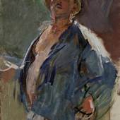 ANTON KOLIG, "Selbstbildnis in blauer Jacke" | 1926 © Leopold Museum, Wien 
