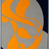 ntitled | ASCH/GTS 333, 2020 acrylic lacquer on raw canvas Framed: 38.5 x 27.5 x 4.5 cm | 15 1/4 x 10 3/4 x 1 3/4 in