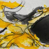 Vicky Lardschneider, Insektenschwarm (mit Bienenwachs)     Größe: 100x140cm Kohle, Bienenwachs auf Baumwolle Leinwand