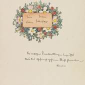 109 HERMANN HESSE Piktors Verwandlungen. Orig.-Manuskript mit Aquarellen. 1934. Dabei: Brief an Schadow. Schätzpreis: € 15.000