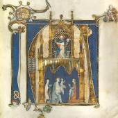  1 Johannes von Valkenburg	 Nachfolge: A-Initiale auf Pergament, um 1300-1340. Schätzung: € 25.000 Ergebnis: € 68.750 