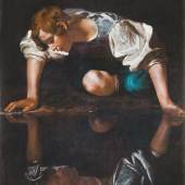 Abbildung: Caravaggio, Narziss, 1598/99 © Photo: Gallerie Nazionali di Arte Antica di Roma – Bibliotheca Hertziana, Istituto Max Planck per la storia dell’arte / Mauro Coen