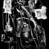 Oliver Jauslin Homo Sapiens IV, 2019 Acryl, Ölkreide auf Papier 100 x 70 cm