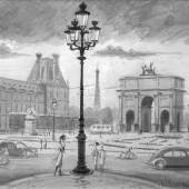 Niklaus Stoecklin (1896-1982) Paris, L'Arc de Triomphe, 1956 Aquarell auf Papier 27 x 37 cm LM Ref. 1/HF 