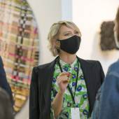Artistic Director Johanna Chromik at Knoll Galerie: viennacontemporary 2020, © Margarita Lukić