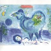 Marc Chagall "Paysage au coq", 1958 (Kunsthandel Braun, Wuppertal)